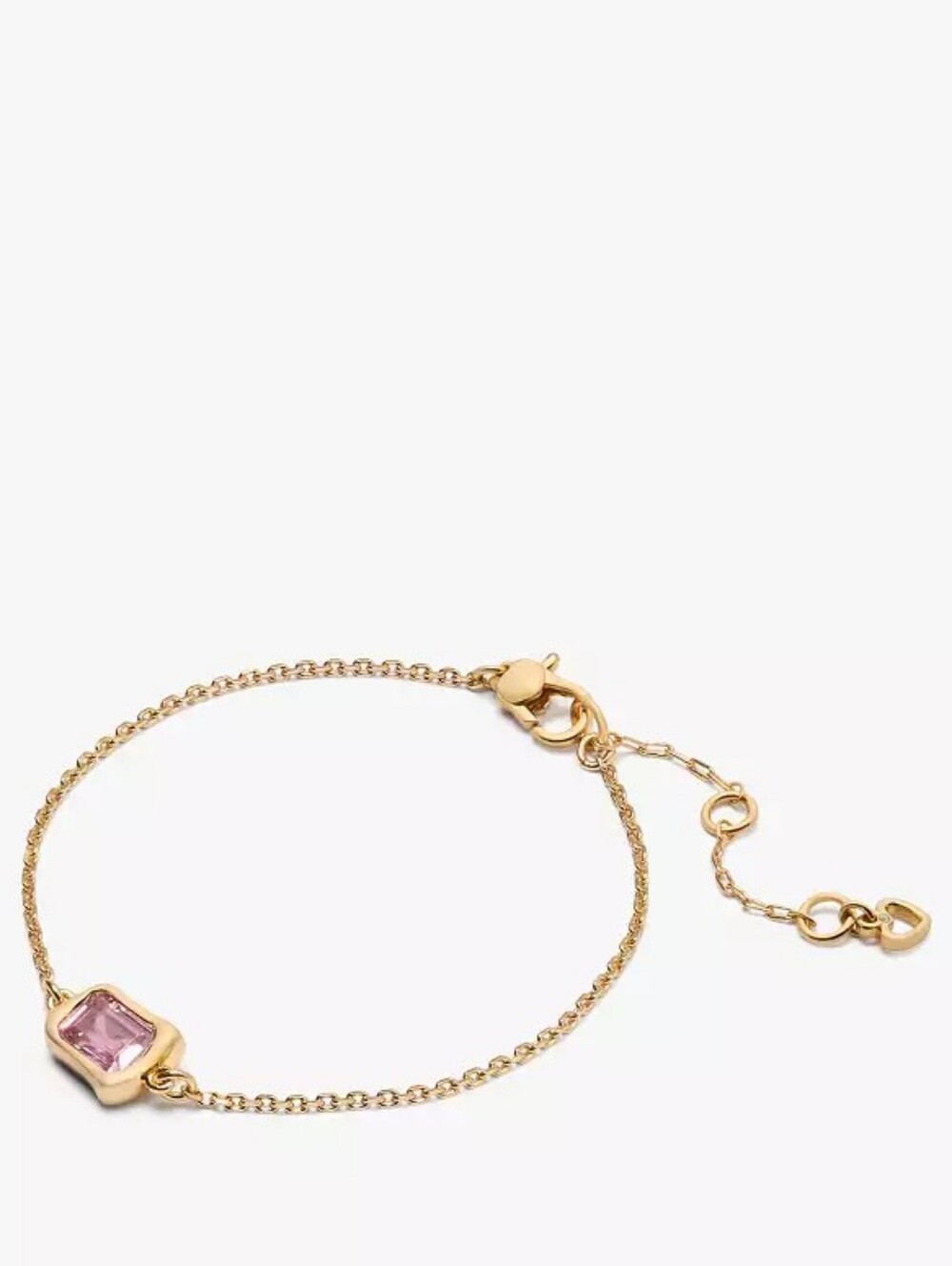 Molten Glass Pink Bracelet